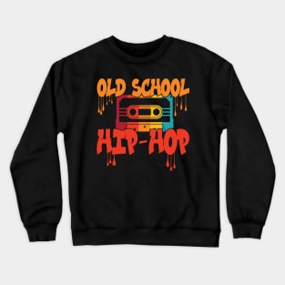 Old School Hip Hop Cassette Crewneck Sweatshirt